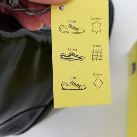 NWY Fly London Patent Leather Zip Front Ankle Boots 37, Goth, Grunge, Whimsigoth - Picture 9 of 12